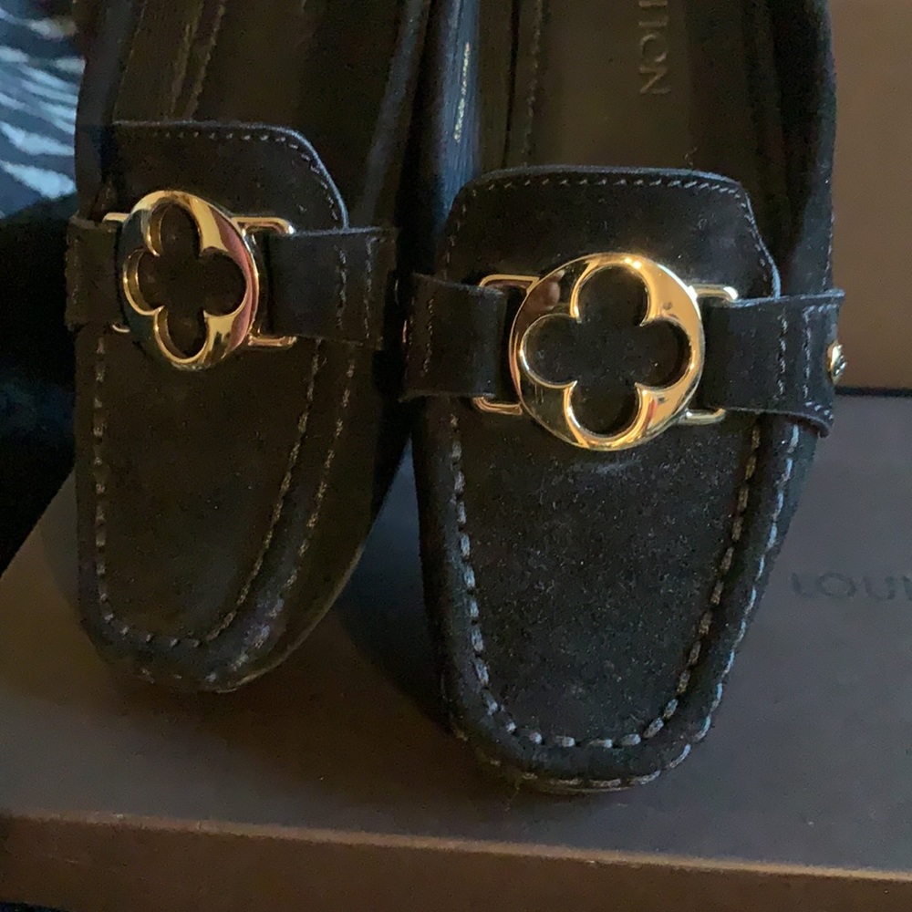 LouisVuitton shoes moccasin montauk noir